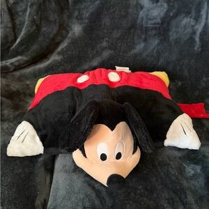 RARE Disney PARKS Mickey Mouse Plush Pillow Pets no longer sold stuffed animal